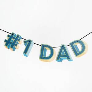 #1 Dad Banner