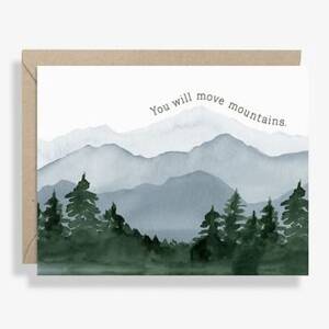 Move Mountains Graduation Card