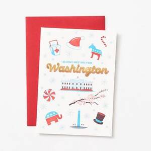 Greetings From Washington Holiday Card