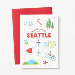 Greetings From Seattle Holiday Card