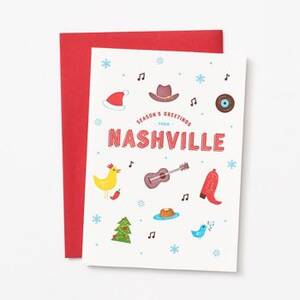 Greetings From Nashville Holiday Card