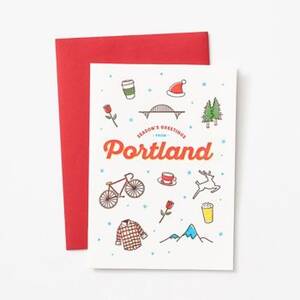 Greetings From Portland Holiday Card