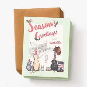Greetings from Nashville Holiday Card Set