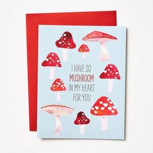 So Mushroom In My Heart Valentine Card