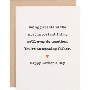 Parents Together Father's Day Card