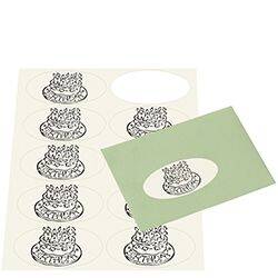 Superfine White Oval Printable Labels