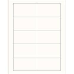 Large Rectangle Superfine White Printable Labels
