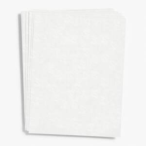 Obanai White Feather Paper 8.5" x 11"