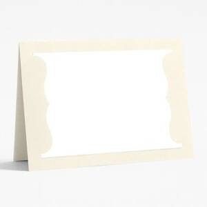 Luxe White Die-Cut Photo Cards