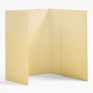 A7 Shimmer Gold Folder Enclosures