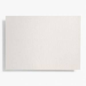 A6 Shimmer Silver Note Cards