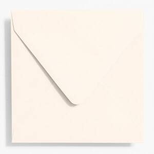 5.75" Square Luxe Cream Envelopes