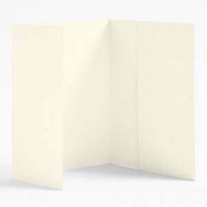 A7 Luxe White Folder Enclosures