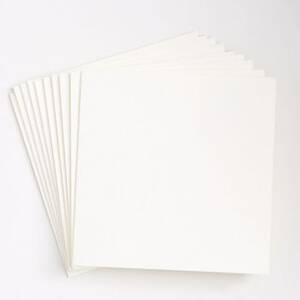 Luxe White Diagonal Folder
