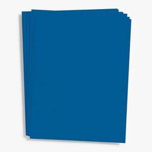 Royal Blue Card Stock 8.5" x 11"