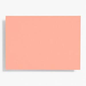 A6 Coral Note Cards