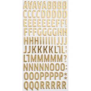 Thickers Gold Foam Letters