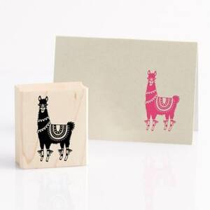Llama Rubber Stamp