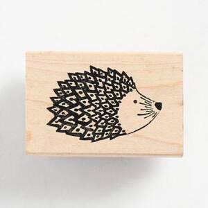 Hedgehog Rubber Stamp