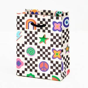 Checkered Icons Small Gift Bag