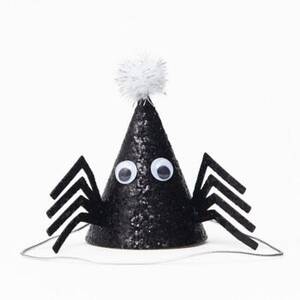 Glitter Spider Party Hats