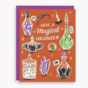 Magical Potions Halloween Card
