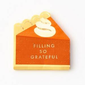 Filling Grateful Pie Napkins