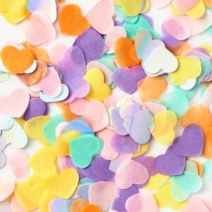 Pastel Heart Confetti