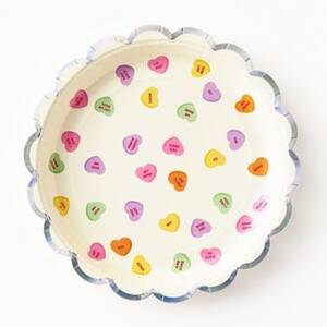 Heart Candy Scalloped Plates