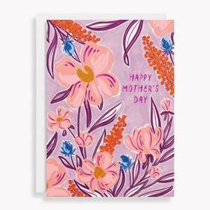 Painted Florals Mother's Day Card