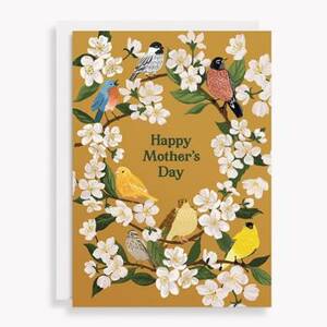 Birds and Blossoms Mother's Day Card