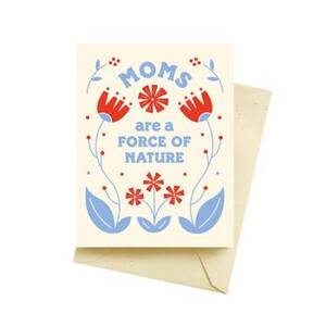 Force Of Nature Mother's Day Card