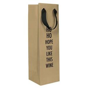 Ho Ho Hope You Like This Wine Bag
