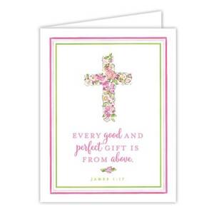 Pink Perfect Gift Baby Card