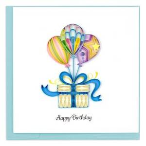 Quilling Balloon Birthday Card