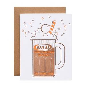 Root Beer Float Father's Day Card