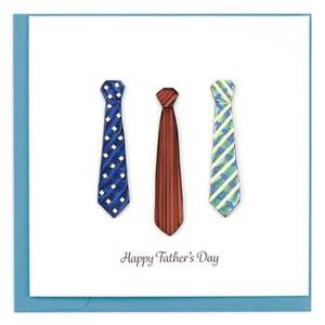 Quilling Ties Father's Day Card
