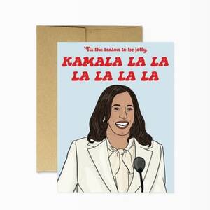 Kamala La La La Christmas Card