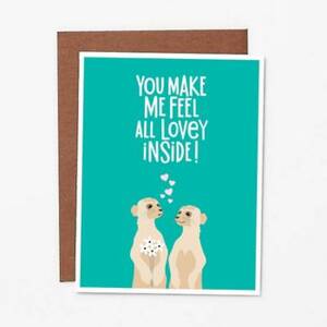 All Lovey Inside Valentine Card