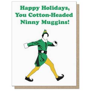 Ninny Muggins Christmas Card