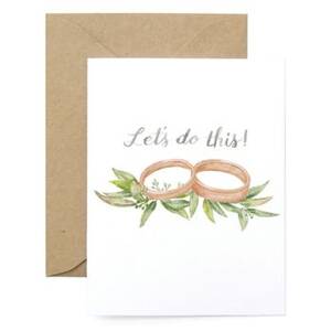 Let's Do This Engagement Card