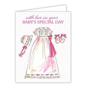 Pink Glitter Baby's Special Day Card