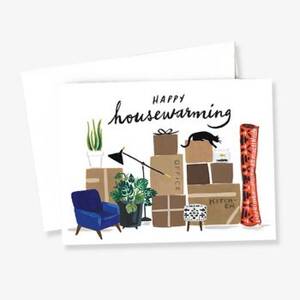 Moving Boxes Housewarming Greeting Card