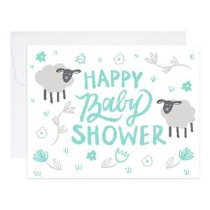 Ba Ba Baby Shower Card