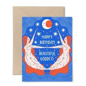 Beautiful Goddess Birthday Card