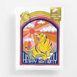 Roaring Birthday Pin Birthday Card