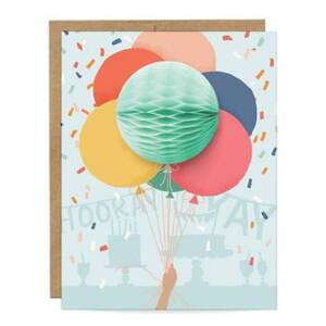 Balloon Puff Birthday Card