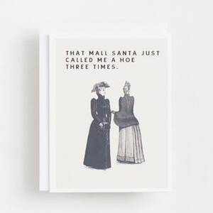 Mall Santa Christmas Card