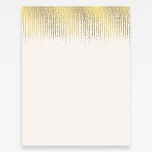 Gold Foil Border Paper 8.5" x 11"