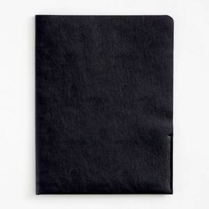 Black Leatherette Pocket Folder
